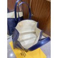 Shoulder Tote Bag Graffiti Bulldog Print Shopping Bag