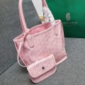Single and double-sided genuine leather bag shopping bag