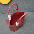 Single and double-sided genuine leather bag shopping bag