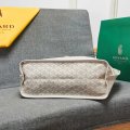 Double-sided cowhide shoulder handbag