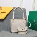 Single and double-sided genuine leather bag shopping bag