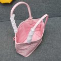 Single and double-sided genuine leather bag shopping bag