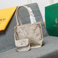 Single and double-sided genuine leather bag shopping bag