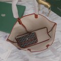 Top layer South African leather shopping bag