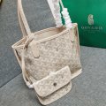 Single and double-sided genuine leather bag shopping bag