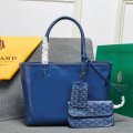 Double-sided cowhide shoulder handbag