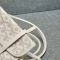 Double-sided cowhide shoulder handbag